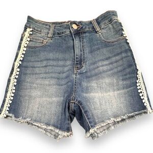 Lilypad Size Small Distressed/Embellished Denim Shorts